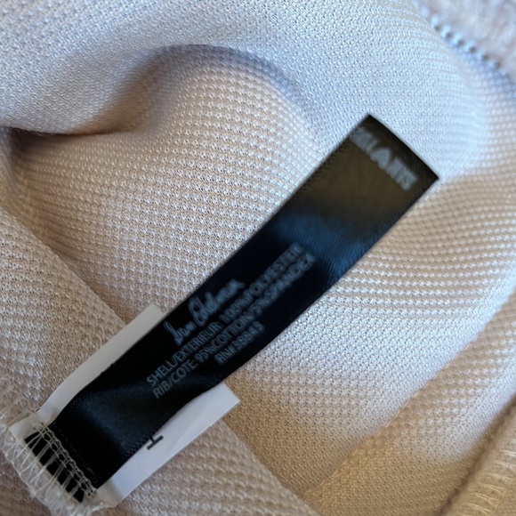 Sam Edelman XS Popcorn Fleece Jacket Ivory NWT - Picture 7 of 8